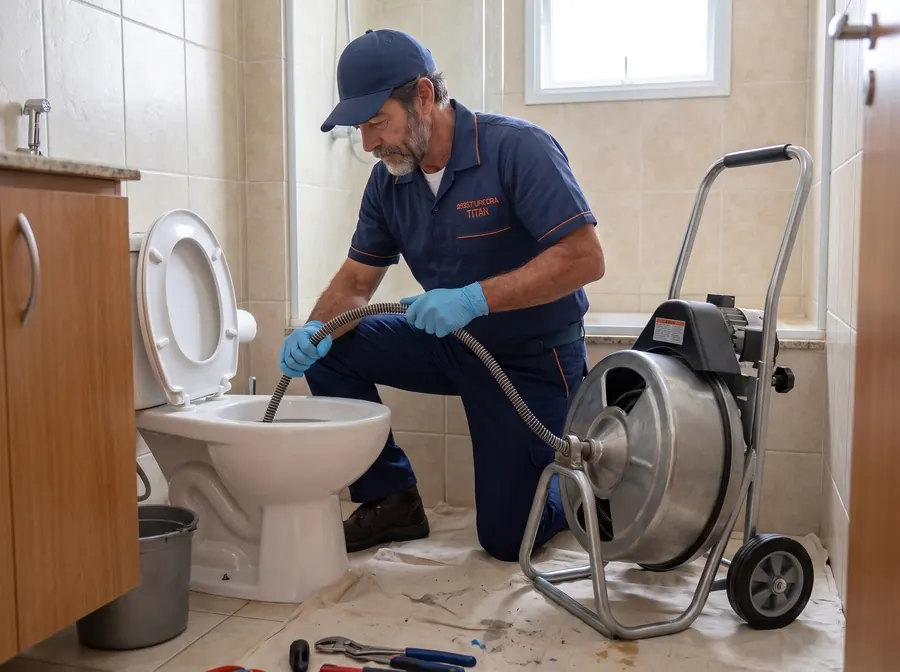Desentupimento profissional de vaso sanitário residencial
